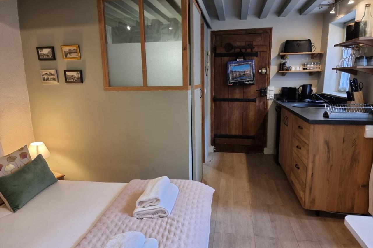 The Saint Jean Suite - Cozy For 2 - Center Honfleur With Fireplace Eksteriør billede